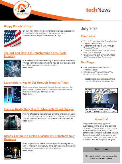 July 2023 Newsletter