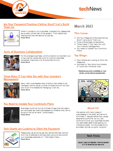 March 2023 Newsletter