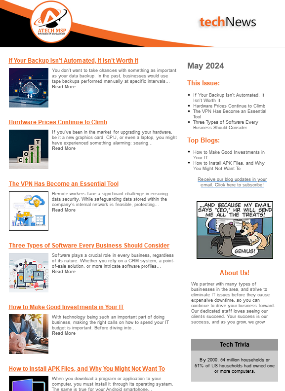 May 2024 Newsletter